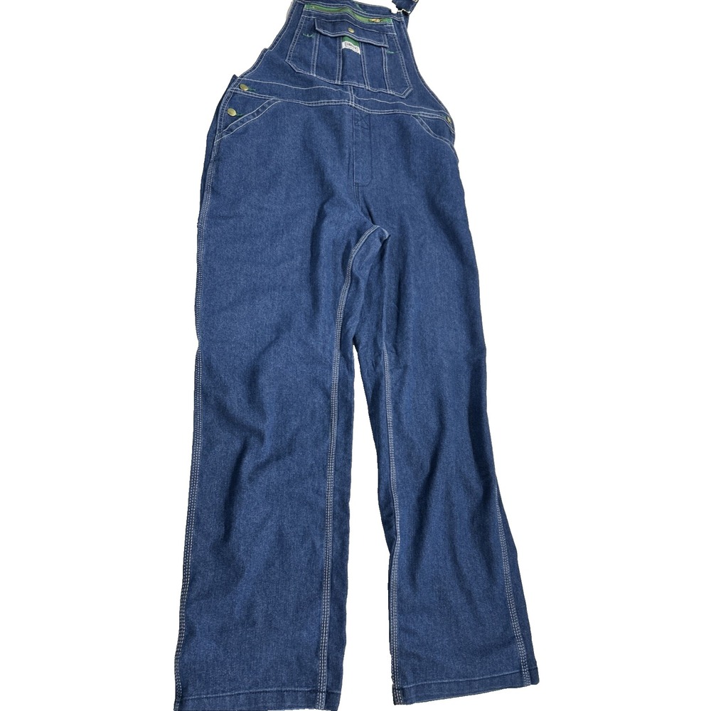Liberty Men's Bib Overalls Size Large | Blue Denim Workwear Overalls